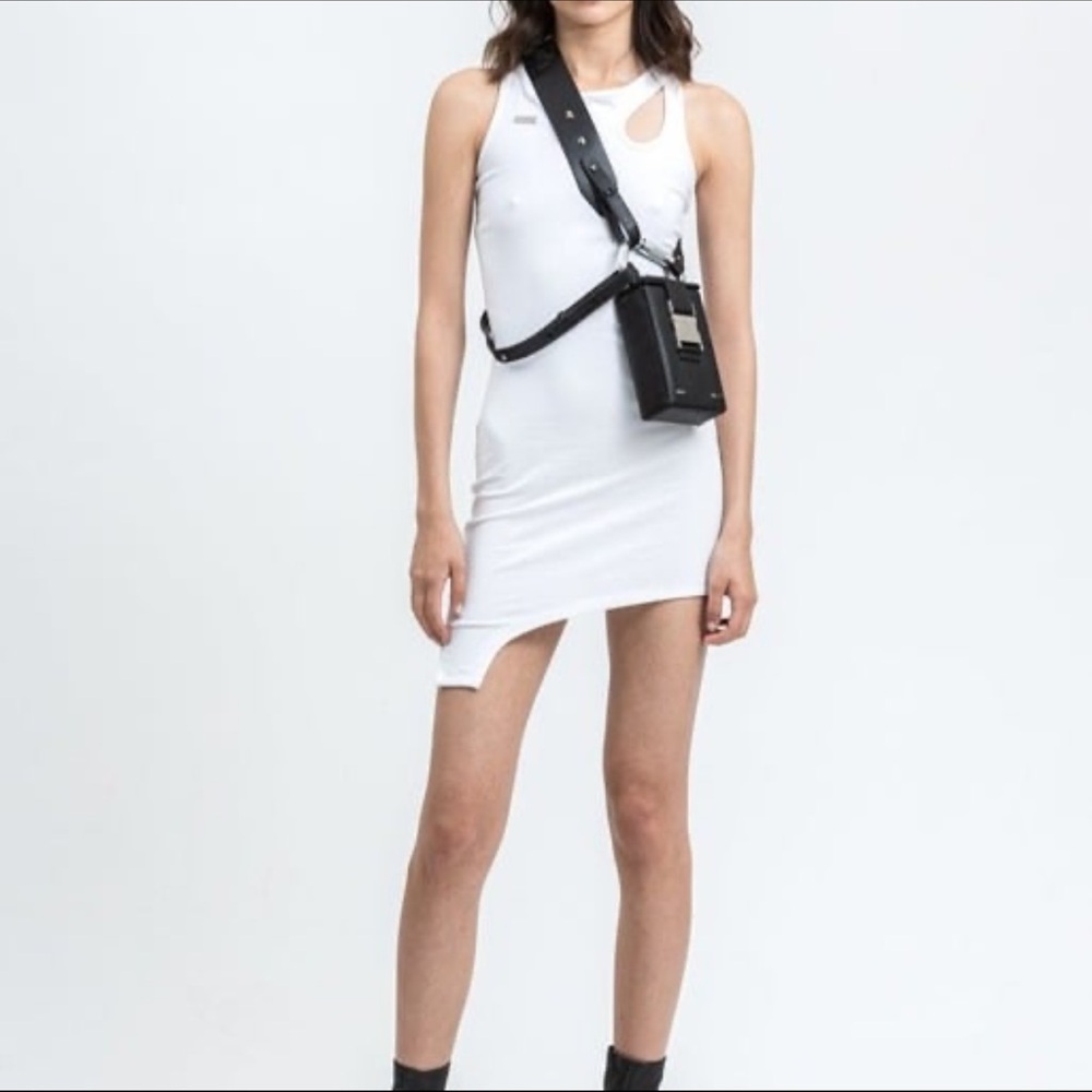 HELIOT EMIL Jersey Mini Dress - White
